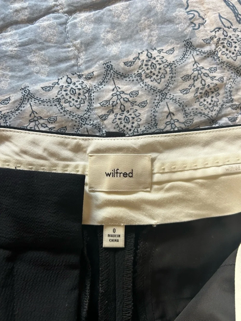 Wilfred Classic Black Crop Trousers - Picture 3 of 4
